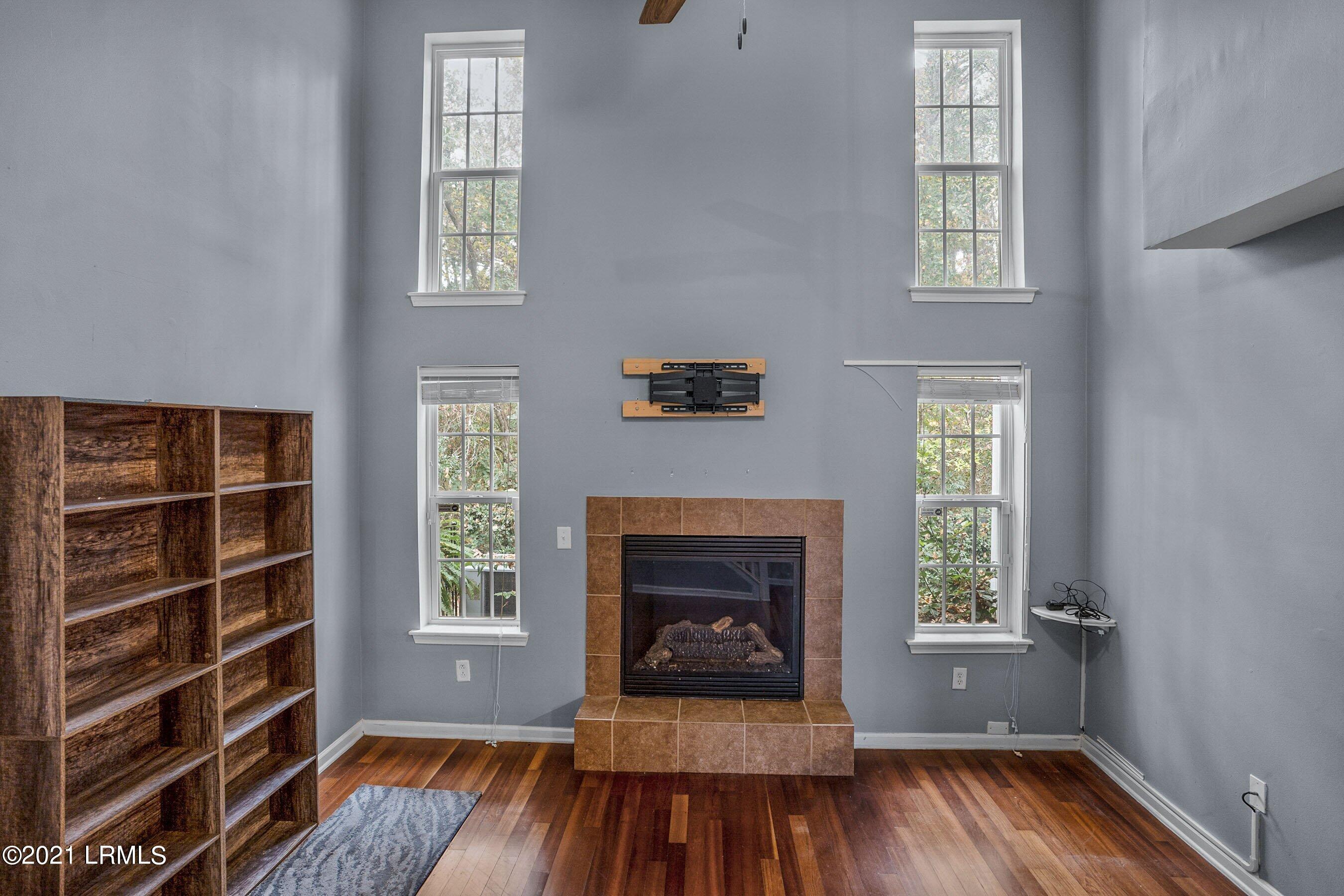 109 Bella Way Beaufort, SC 29906 - Photo 6 of 33 5. fireplace and cathedral ceiling view