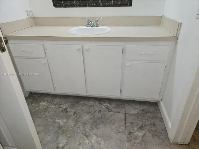 a bathroom with a sink