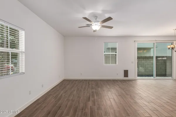 wooden floor in an empty room