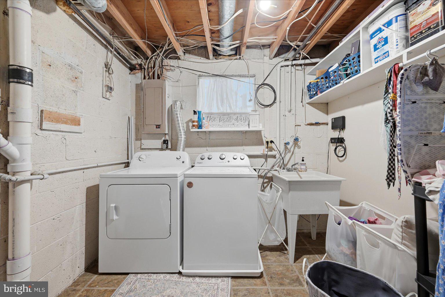 8414 Danford Court Springfield, VA 22152 - Photo 30 of 39 Basement Laundry Room