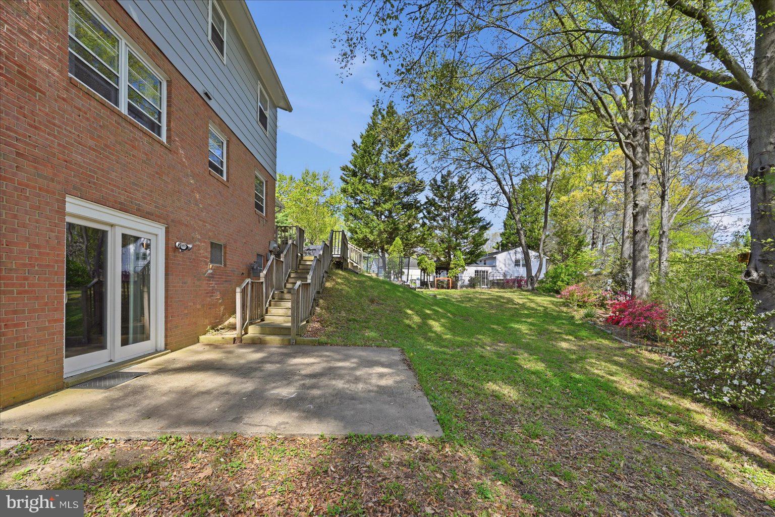 8414 Danford Court Springfield, VA 22152 - Photo 33 of 39 Walk out Basement to Patio