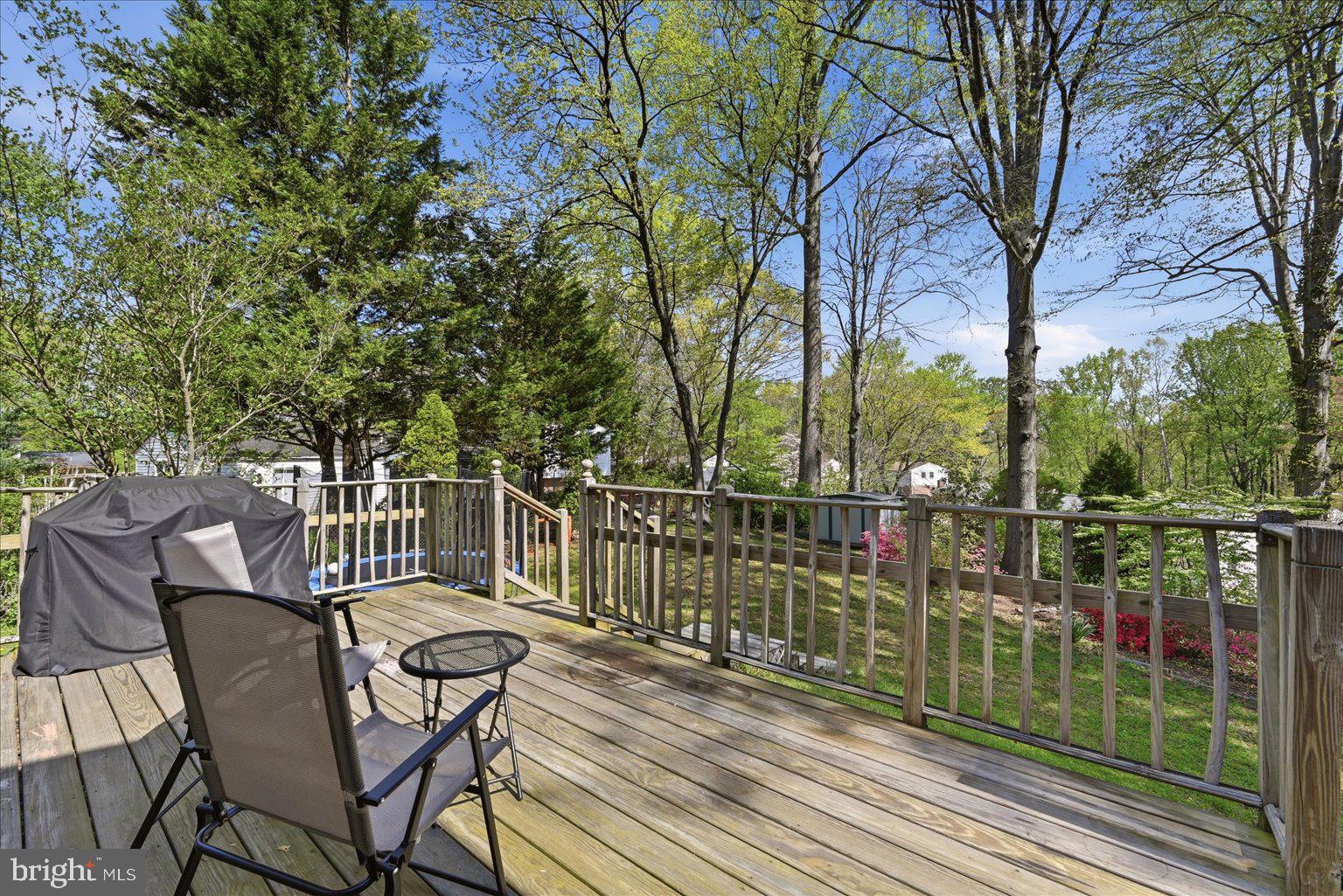 8414 Danford Court Springfield, VA 22152 - Photo 34 of 39 Rear Deck