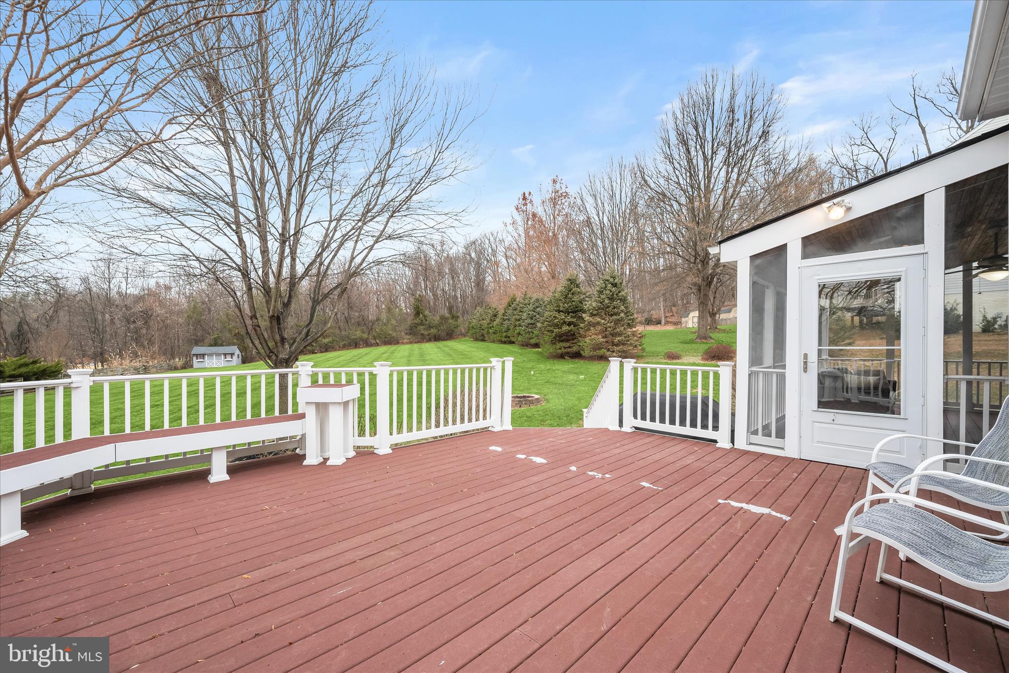 2028 Meadow Tree Court Cooksville, MD 21723 - Photo 54 of 73 a view of a deck with a large trees