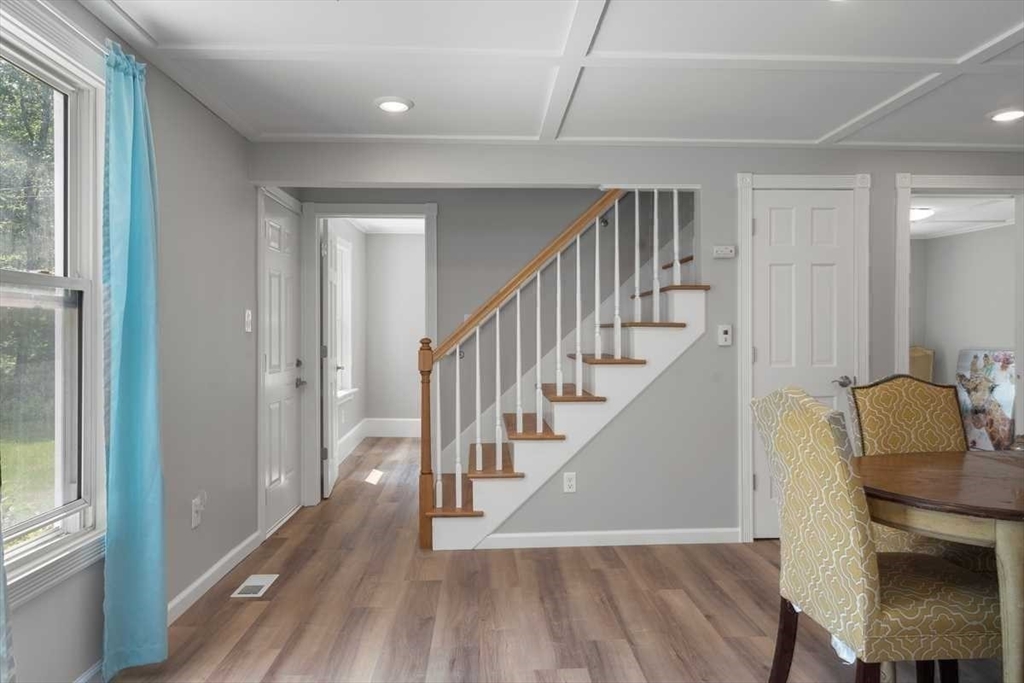 166 Packardville Road Pelham, MA 01002 - Photo 20 of 34 a view of entryway and hall with wooden floor