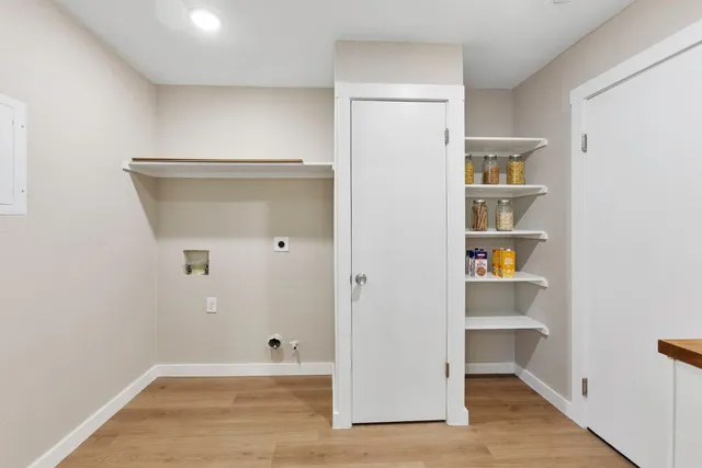 a view of an empty room