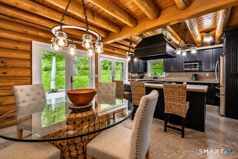 204 Old Blue Hills Road Durham, CT 06422 - Photo 10 of 23 Dining area with french doors overlooking the patio