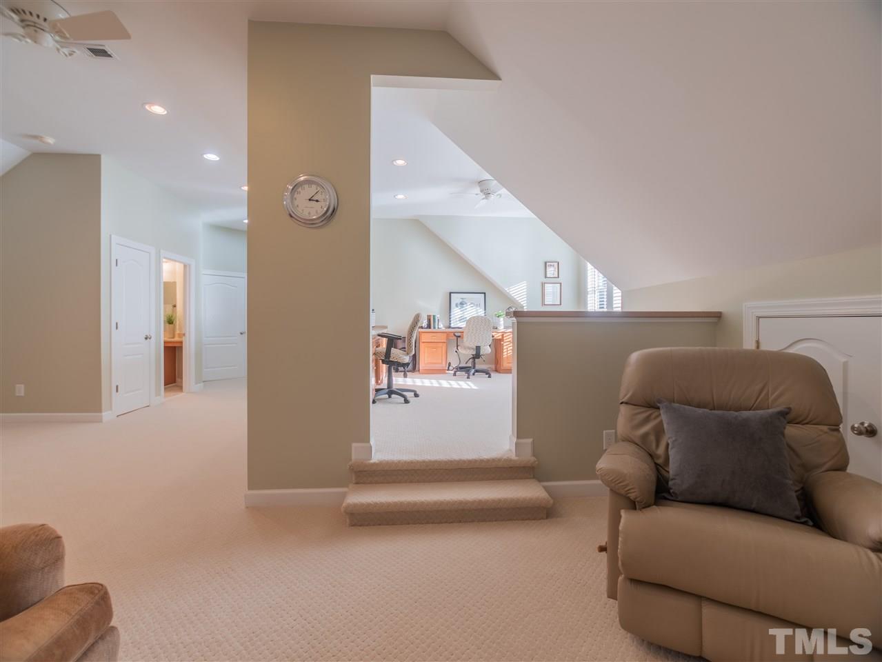 4016 White Chapel Way Raleigh, NC 27615 - Photo 24 of 30 View looking towards the craft/office area of the bonus room.