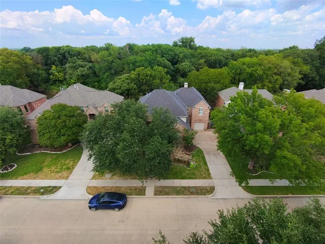 a view of swimming pool with a garden