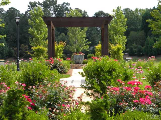 3813 Cottage Rose Lane Raleigh, NC 27612 - Photo 13 of 25 Green space areas full of color and curb appeal.