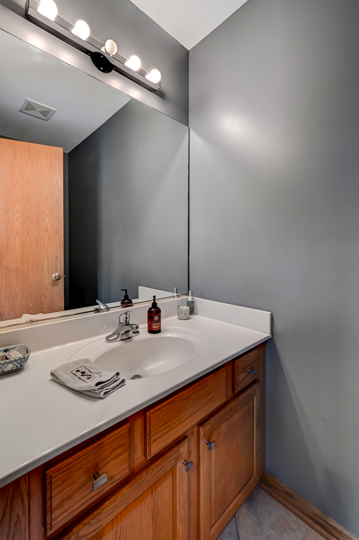 1934 Manning Road Darien, IL 60561 - Photo 9 of 18 a bathroom with a sink and a mirror