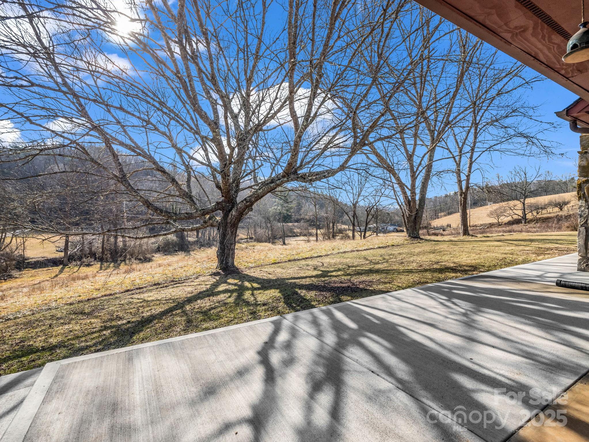 132 Hurd Road Canton, NC 28716 - Photo 15 of 46 a view of yard and covered with snow