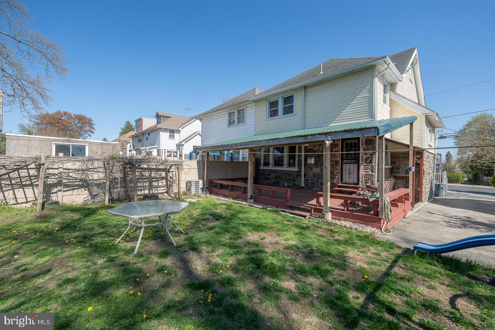 136 Summit Avenue Upper Darby, PA 19082 - Photo 40 of 48 a view of an house with backyard porch and sitting area