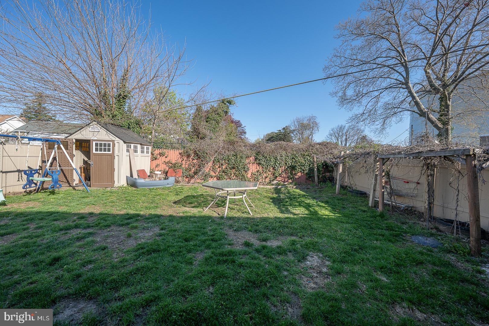 136 Summit Avenue Upper Darby, PA 19082 - Photo 47 of 48 a view of a backyard with a garden and plants