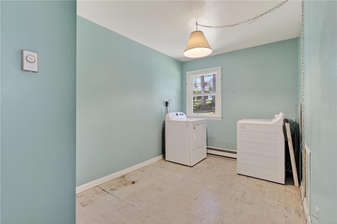 18 White Oak Road Nesquehoning, PA 18240 - Photo 31 of 52 Functional laundry space featuring modern appliances and a serene wall color.