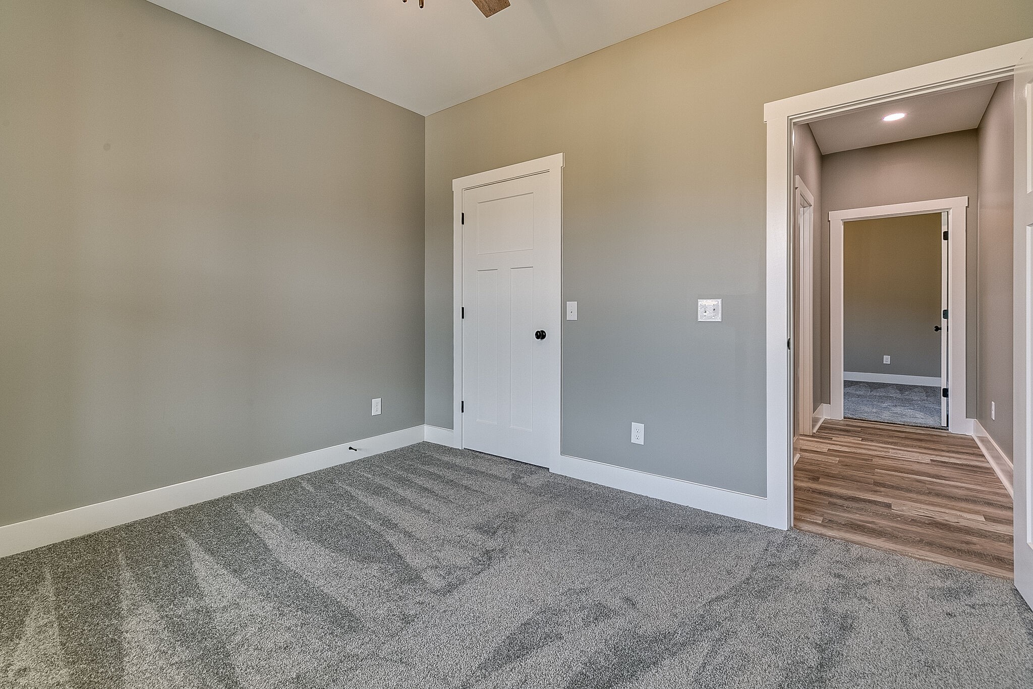 85 Post Road Manchester, TN 37355 - Photo 25 of 48 a view of an empty room with closet and wooden floor