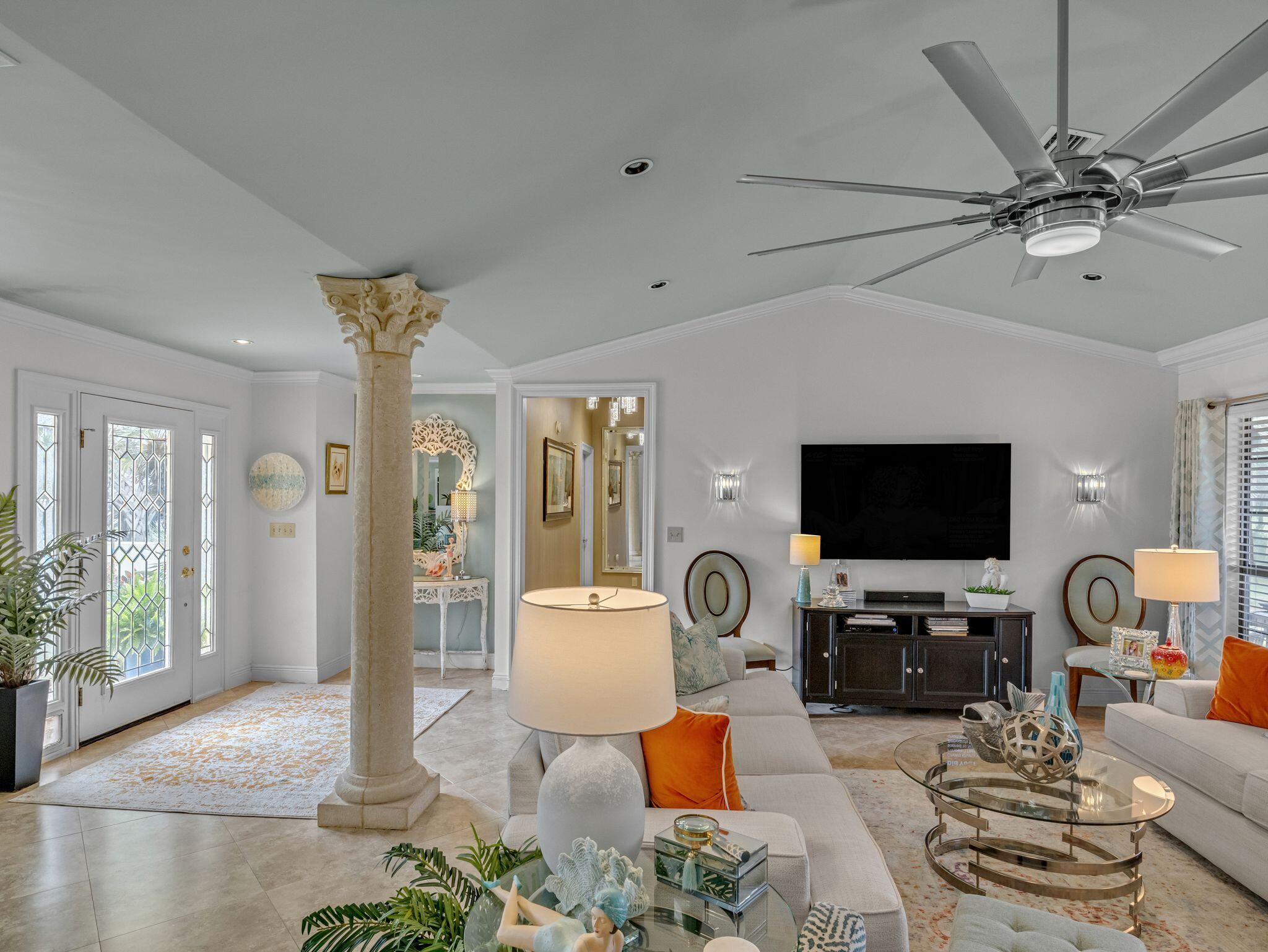 370 Golfview Drive Miramar Beach, FL 32550 - Photo 92 of 148 a living room with furniture and a flat screen tv
