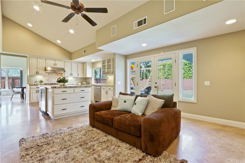 32682 7 Seas Drive Dana Point, CA 92629 - Photo 4 of 32 Open kitchen & family room concept, once again offers lots of great windows & french doors open to outdoors.