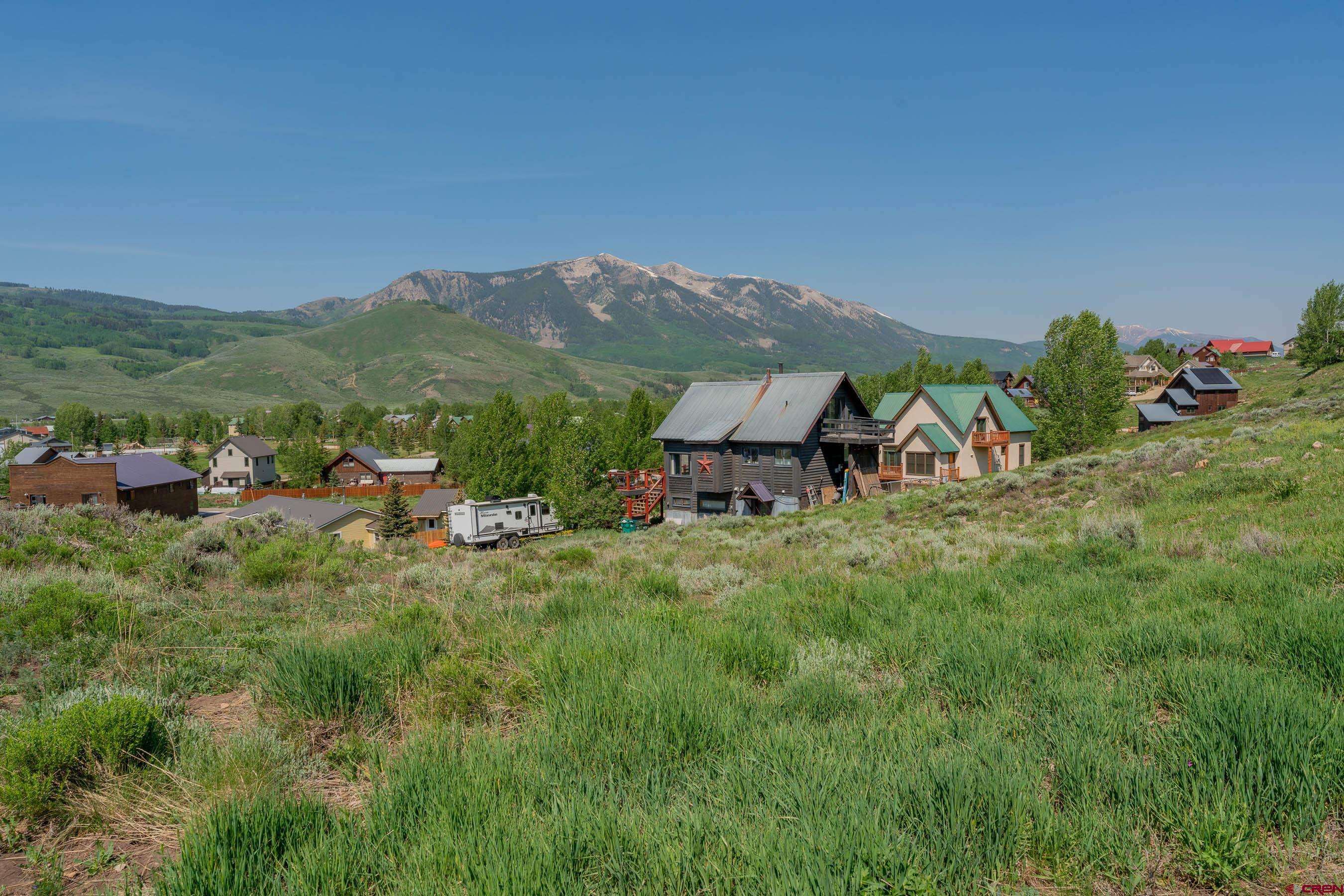 141 Haverly Street Crested Butte, CO 81224 - Photo 12 of 25 a view of a lush green field with some trees in the background