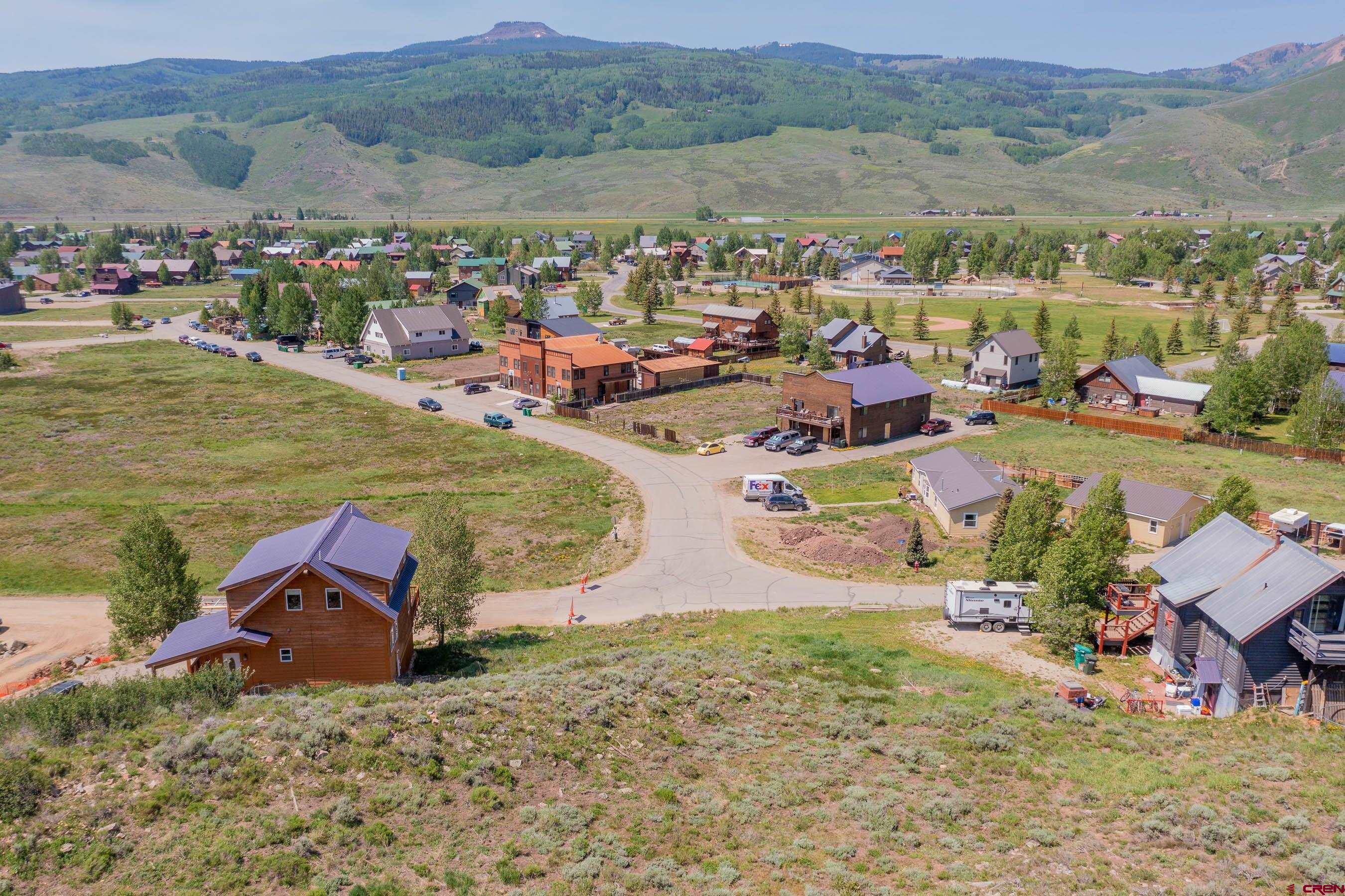 141 Haverly Street Crested Butte, CO 81224 - Photo 23 of 25 an aerial view of a house with outdoor space