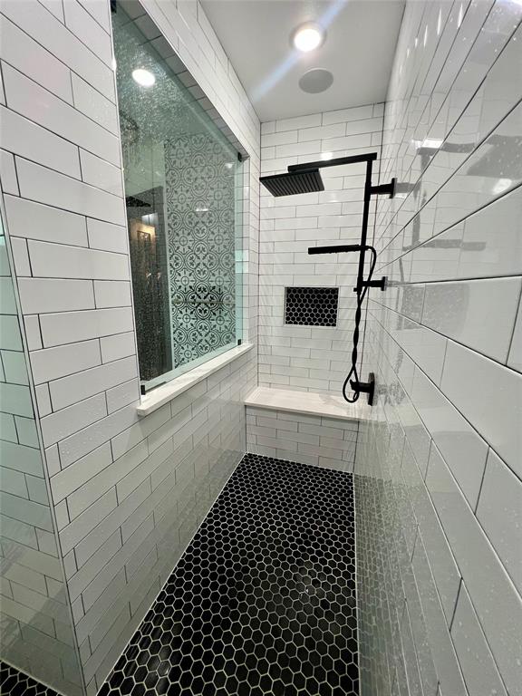 613 Wildcat Way Kennedale, TX 76060 - Photo 22 of 38 Full bathroom with a tile shower