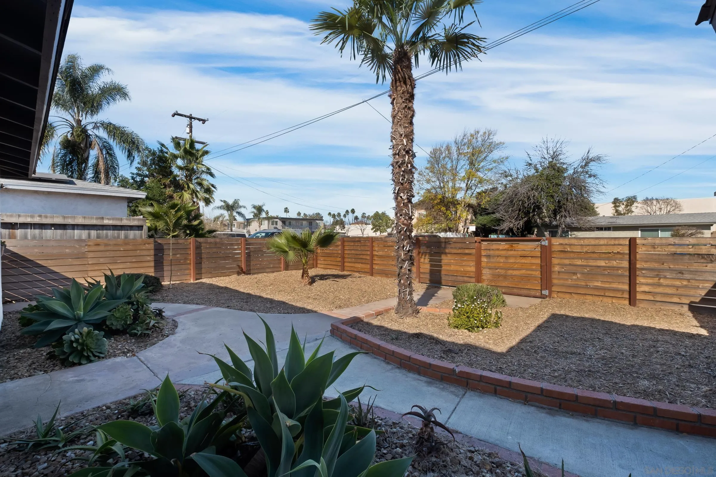 9651 Maccool Lane Santee, CA 92071 - Photo 7 of 32 a view of a palm tree next to a yard
