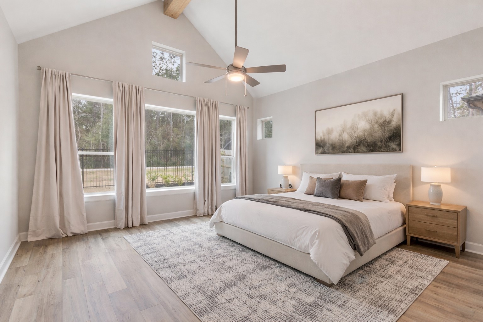 15834 Moran Meadow Street Conroe, TX 77302 - Photo 14 of 41 a bedroom with a large bed and a window