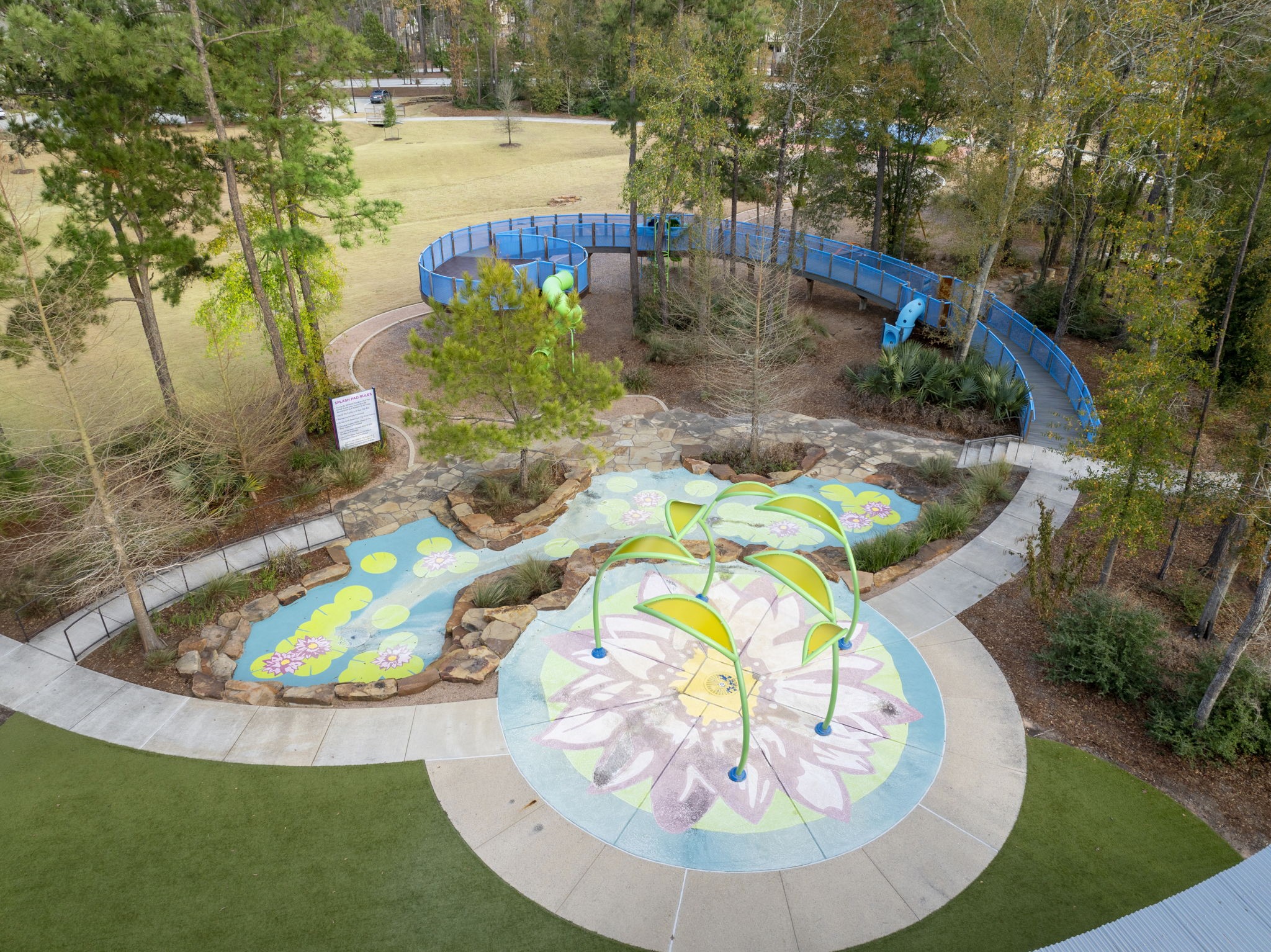 15834 Moran Meadow Street Conroe, TX 77302 - Photo 38 of 41 an aerial view of a house with outdoor space