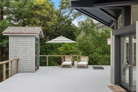 a view of outdoor space and porch