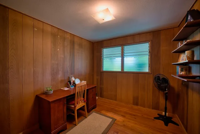 a room with furniture and a window