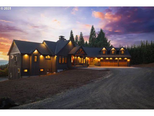 a front view of a house with yard