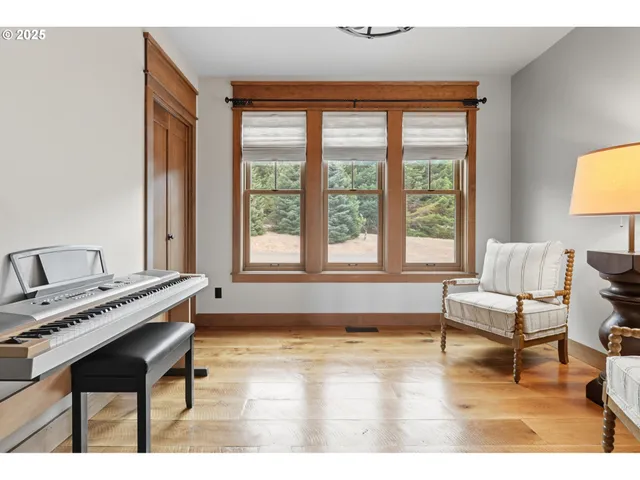 a view of wooden floor in a room
