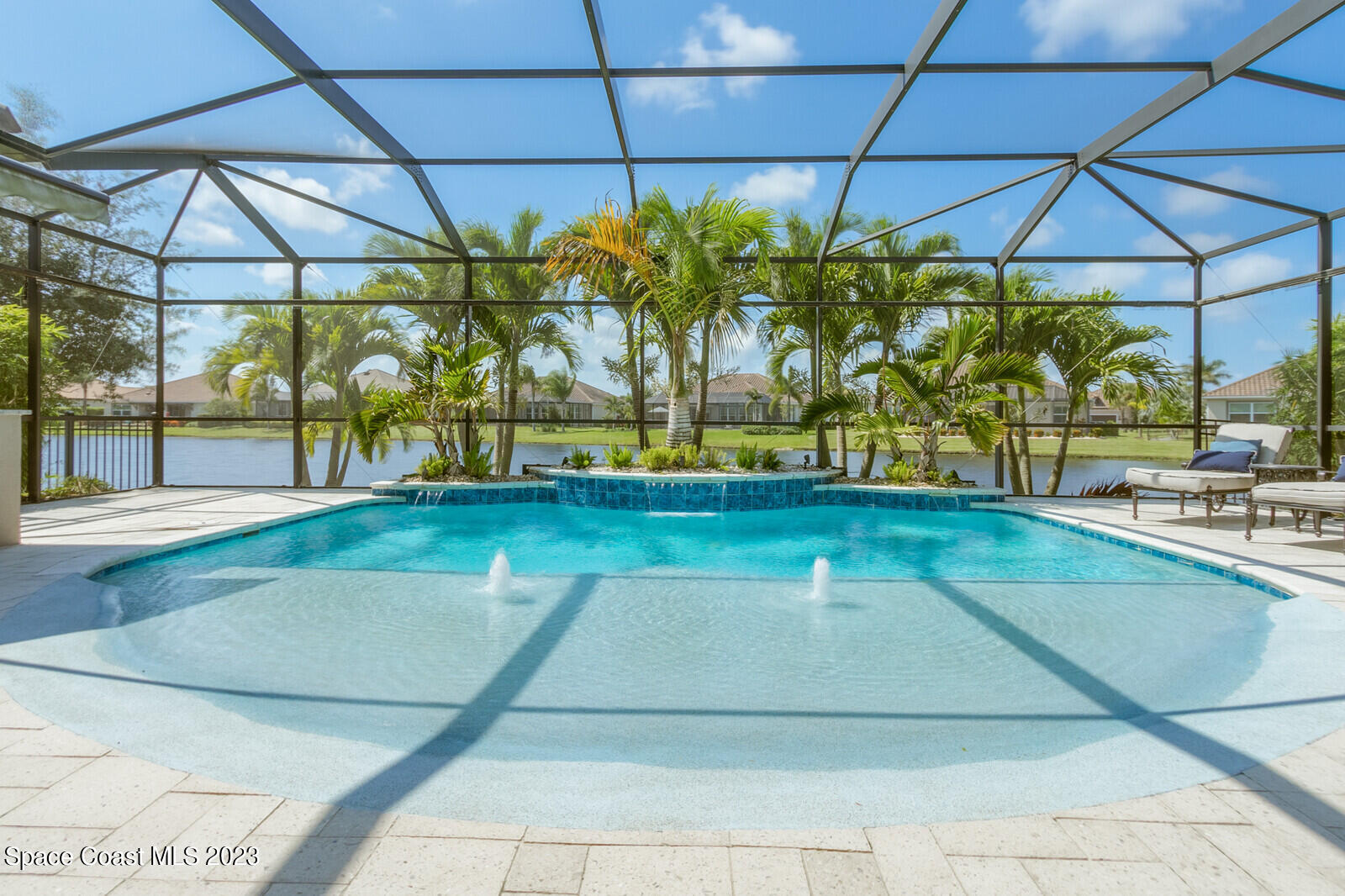 5107 Kirkwall Circle Melbourne, FL 32940 - Photo 5 of 44 a view of a swimming pool with a patio