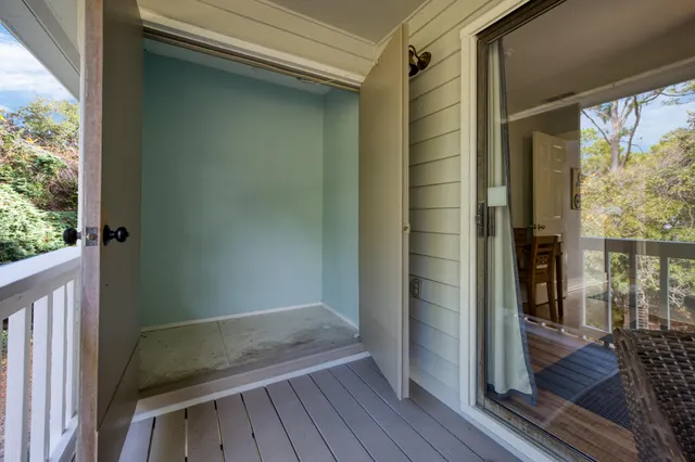 a view of front door