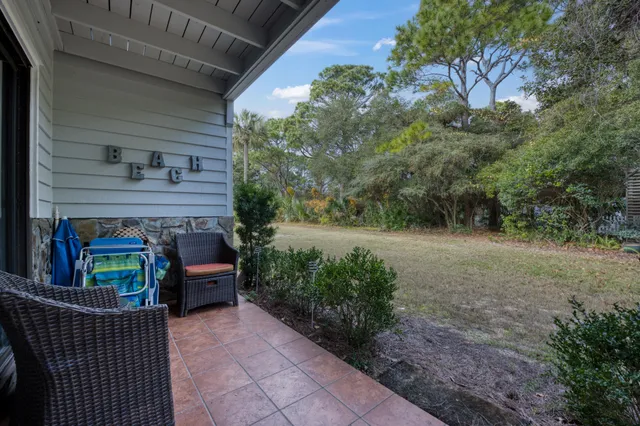 a view of house with outdoor seating space