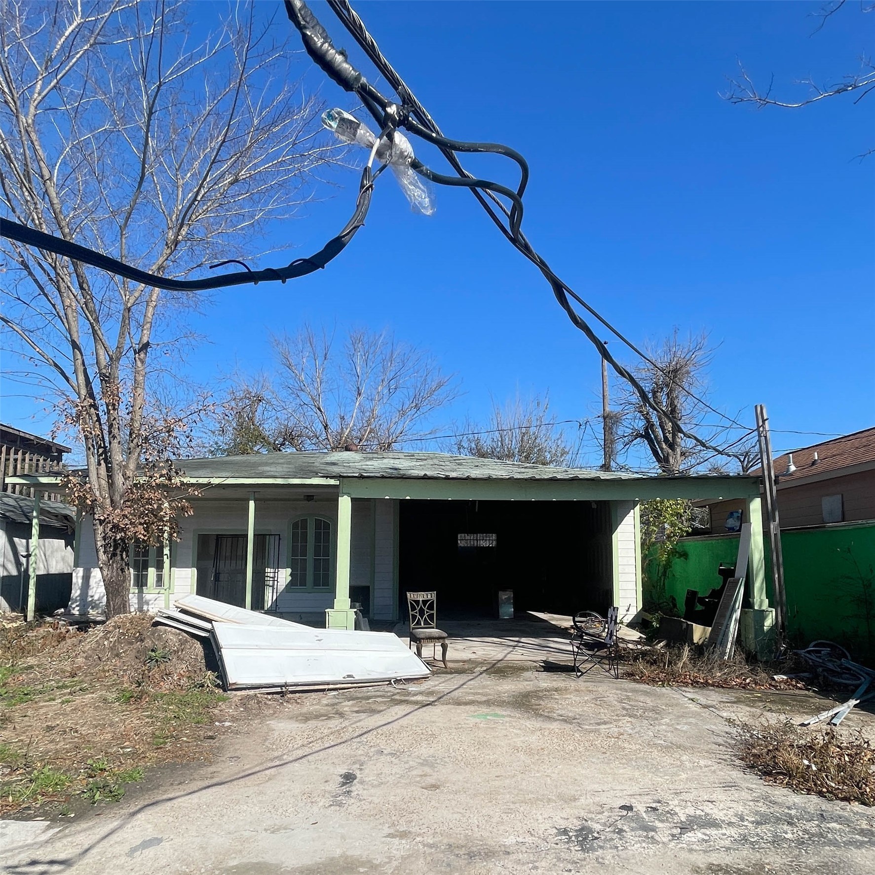 255 McFarland Road Houston, TX 77060 - Photo 20 of 28 a view of a house with a patio and a yard