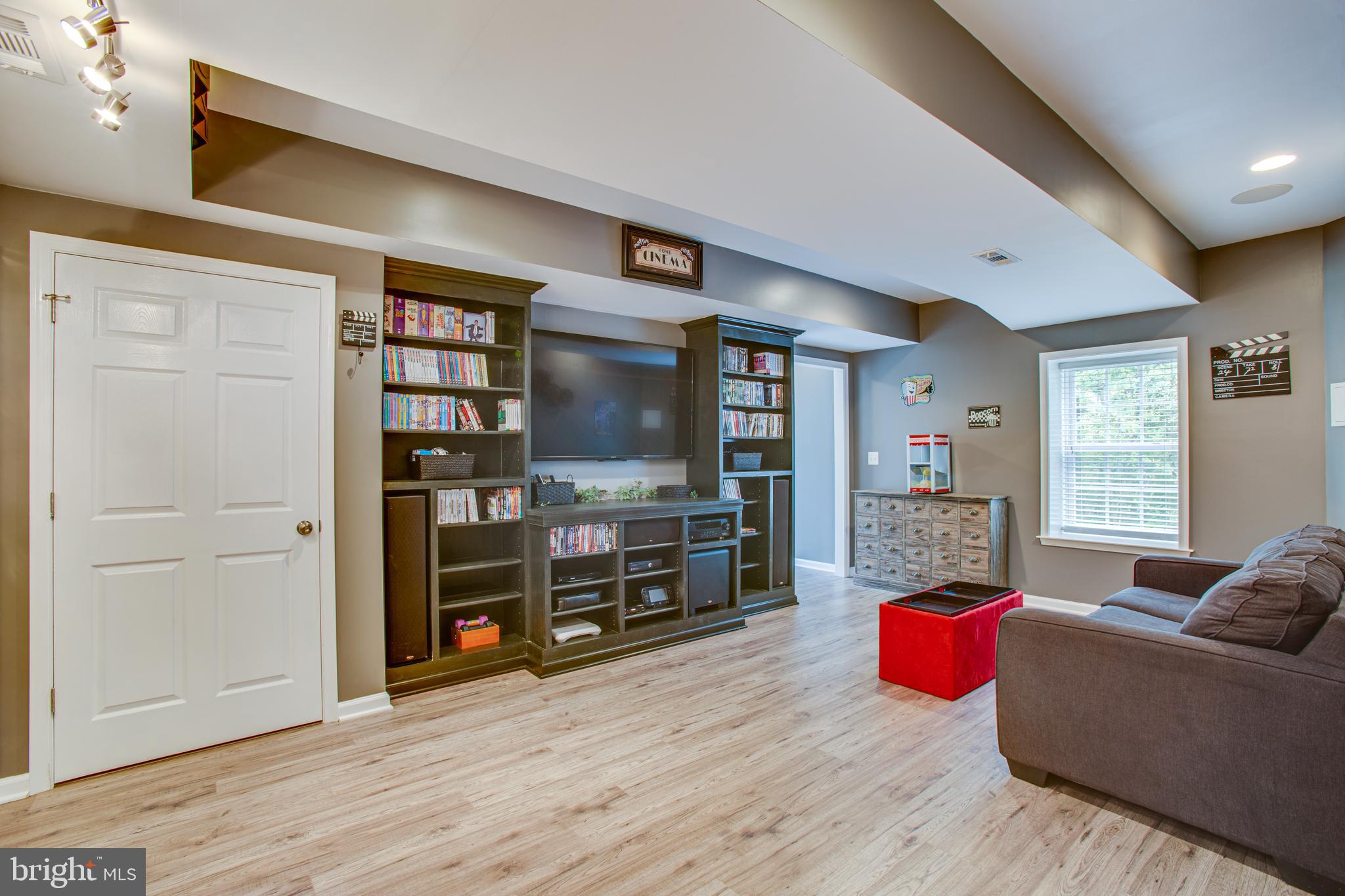 9161 Caledon Road King George, VA 22485 - Photo 39 of 77 Basement screening room