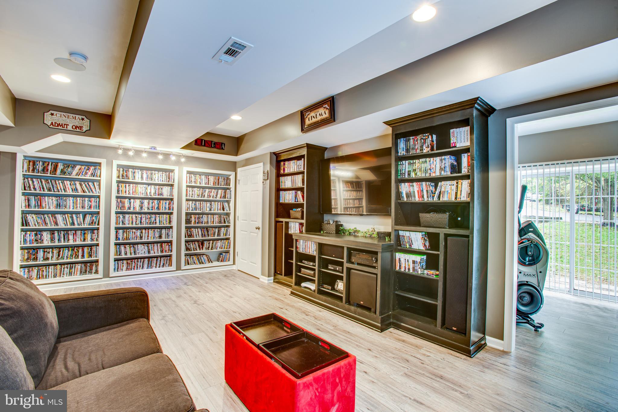 9161 Caledon Road King George, VA 22485 - Photo 40 of 77 Basement screening room