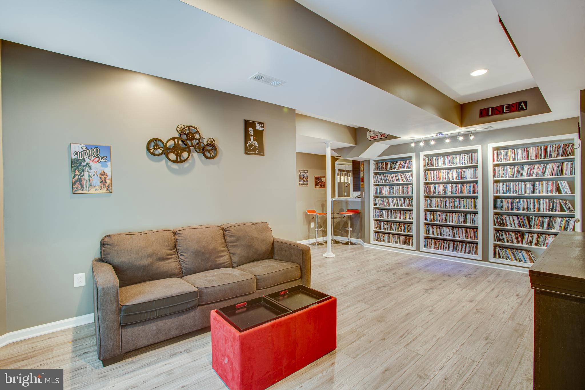 9161 Caledon Road King George, VA 22485 - Photo 41 of 77 Basement screening room