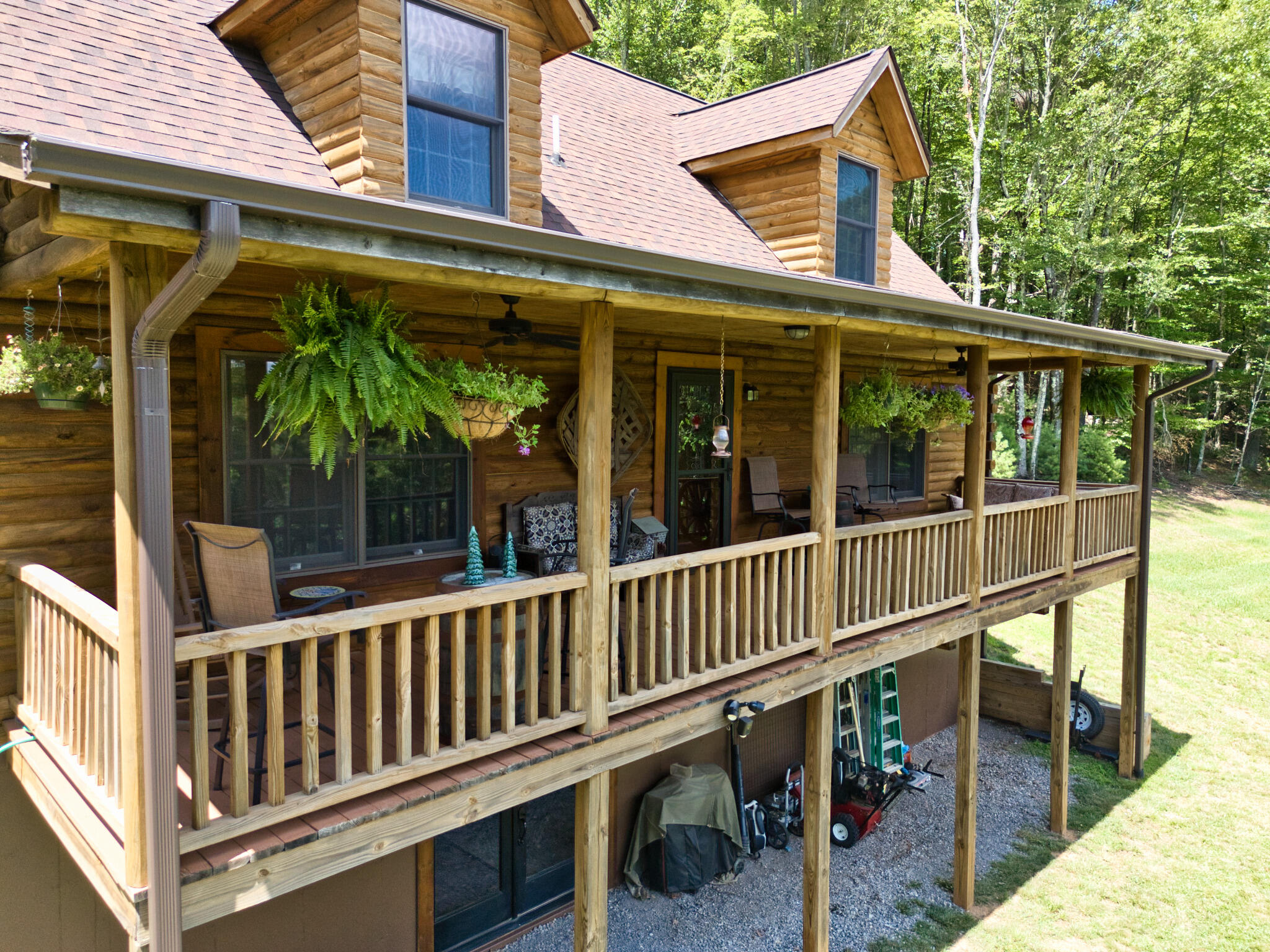 567 Weeks Road Northwest Floyd, VA 24091 - Photo 12 of 71 a view of a house with a wooden deck