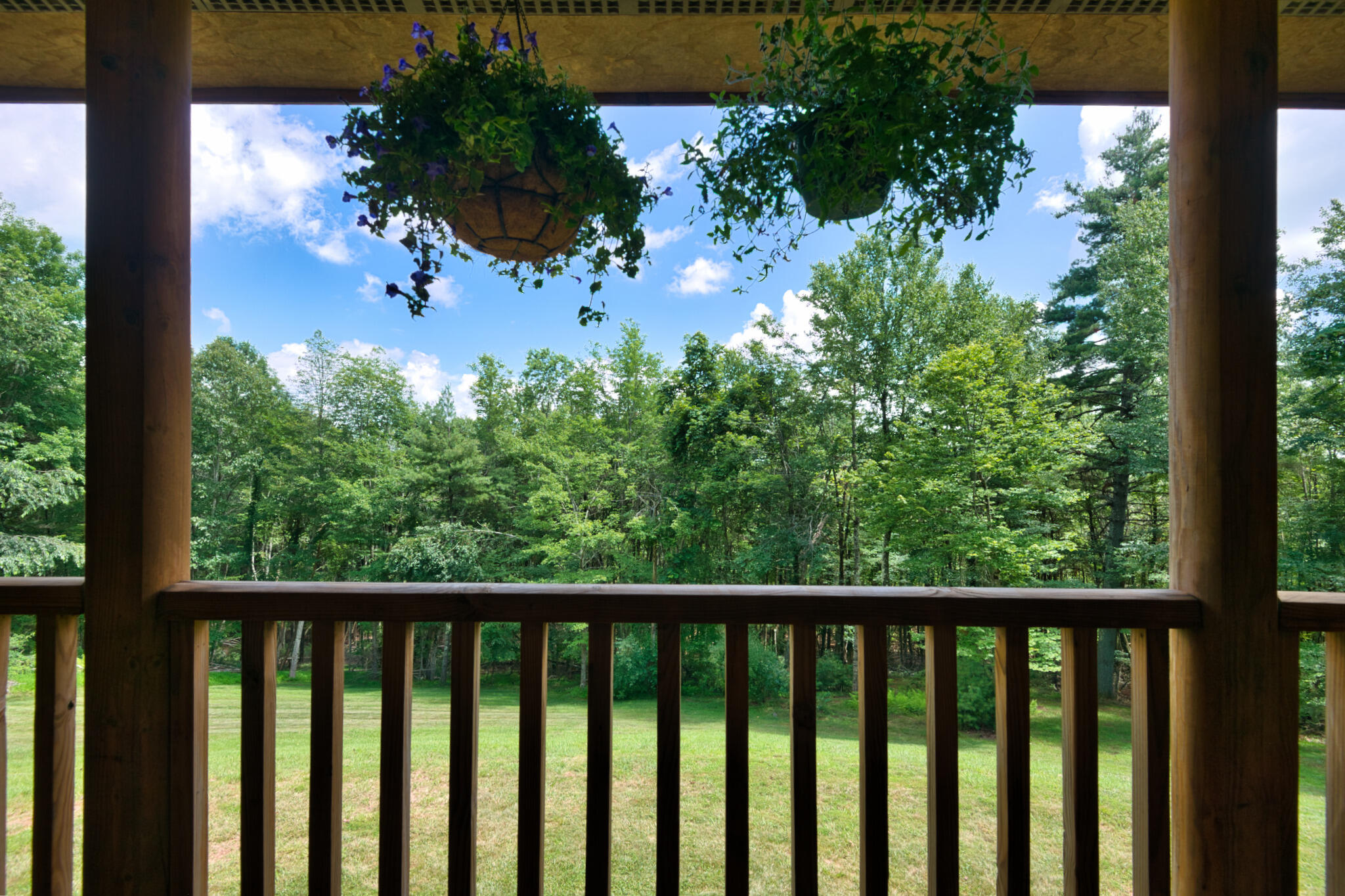 567 Weeks Road Northwest Floyd, VA 24091 - Photo 15 of 71 a view of a balcony with wooden fence