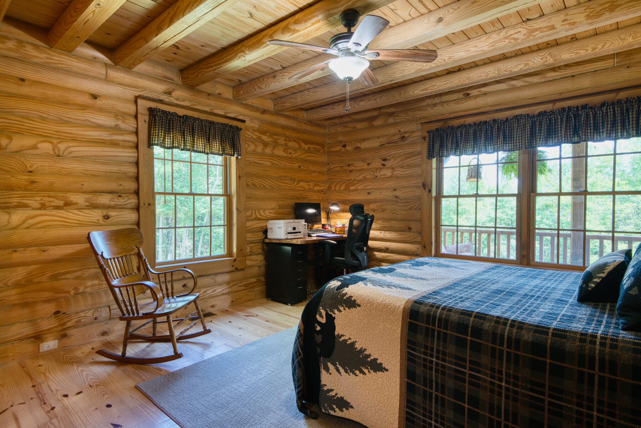 567 Weeks Road Northwest Floyd, VA 24091 - Photo 38 of 71 a bedroom with a bed and a window