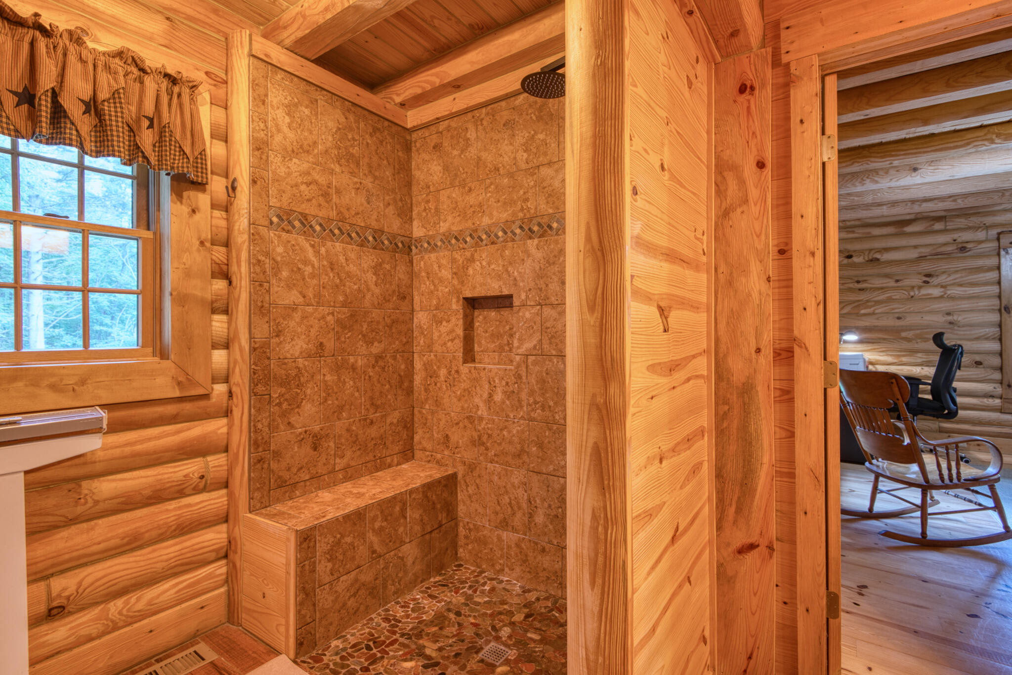 567 Weeks Road Northwest Floyd, VA 24091 - Photo 44 of 71 a bathroom with a shower
