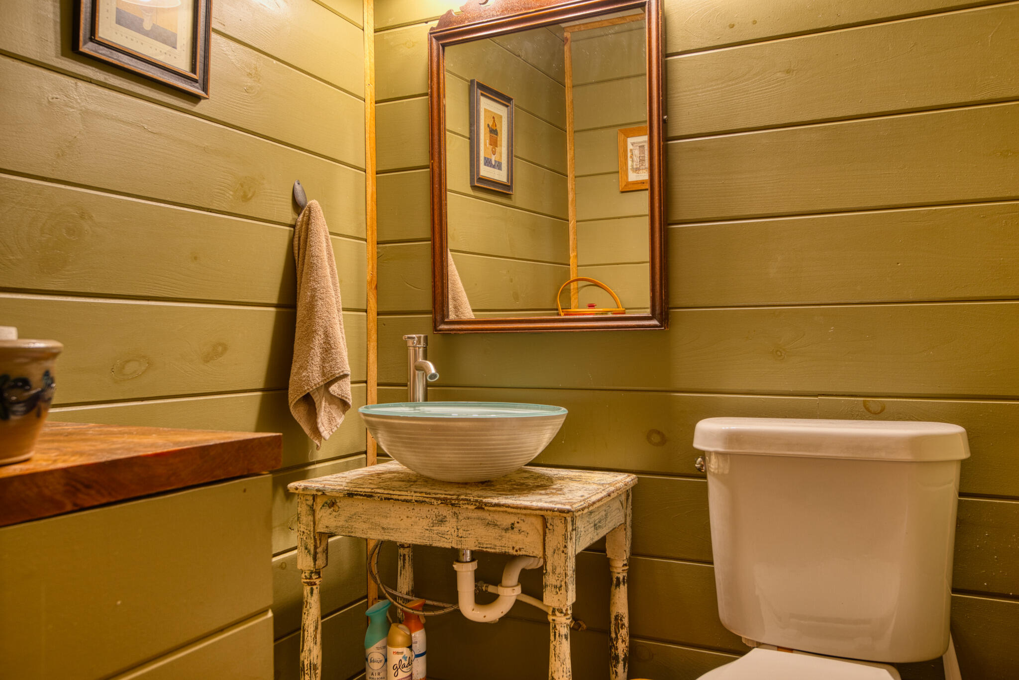 567 Weeks Road Northwest Floyd, VA 24091 - Photo 48 of 71 a bathroom with a sink and toilet