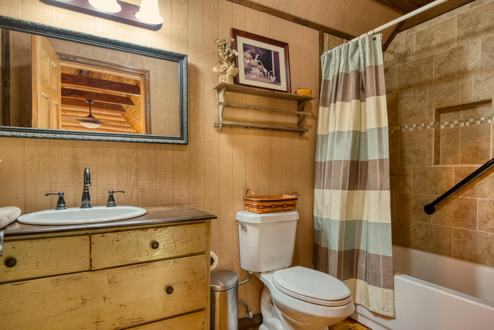 567 Weeks Road Northwest Floyd, VA 24091 - Photo 58 of 71 a bathroom with a sink a toilet and shower
