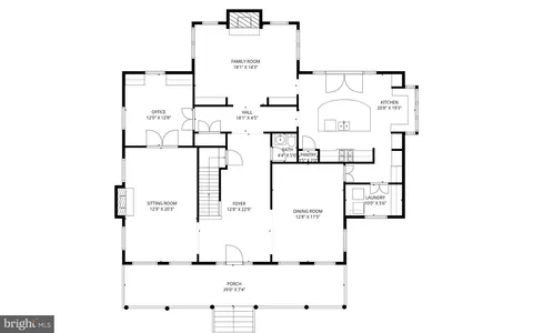 a living room with furniture a fireplace and a chandelier