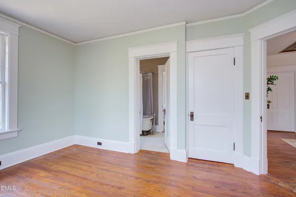 wooden floor in an empty room