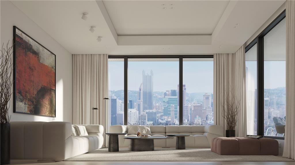 316 Cola Street Pittsburgh, PA 15203 - Photo 5 of 19 a living room with furniture and large windows