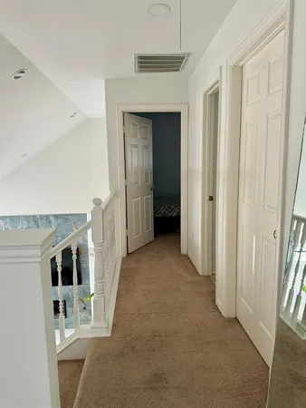 a view of a livingroom with an empty space