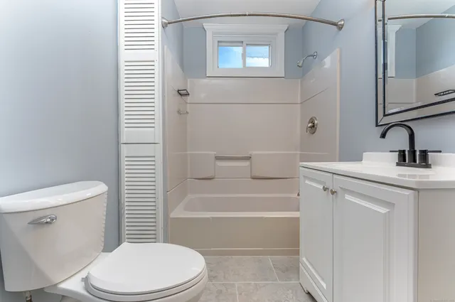 a close view of utility room