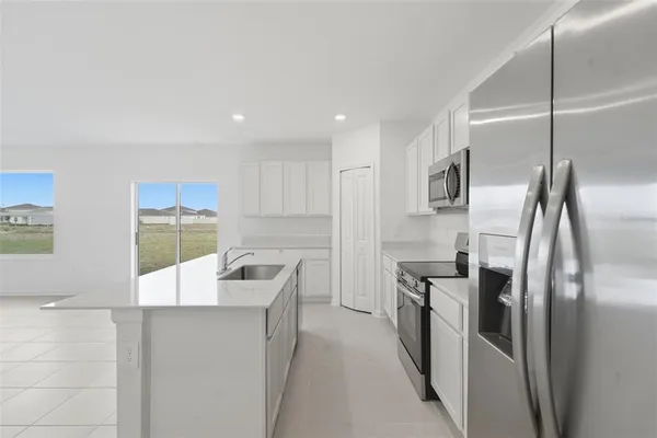 a view of an empty room